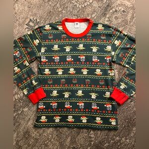 STAR WARS™: The Mandalorian Adult Unisex Long John Pajama Top L